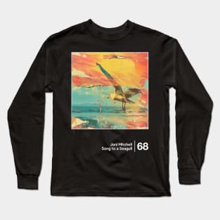 Song to a Seagull - Original Minimalist Graphic Fan Artwork Long Sleeve T-Shirt